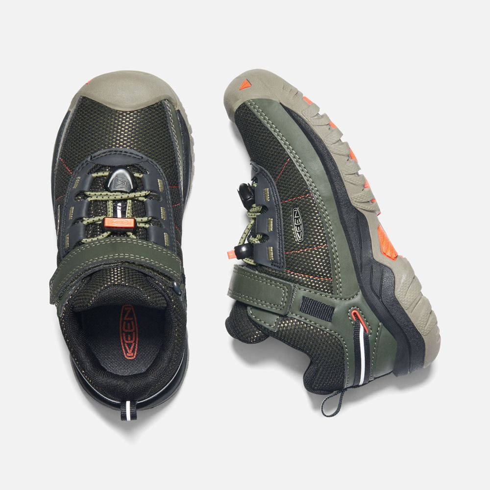 Keen Spor Ayakkabı Çocuk Zeytin Yeşili/Turuncu - Targhee Sport Vent Shoes - Türkiye LXQD59760